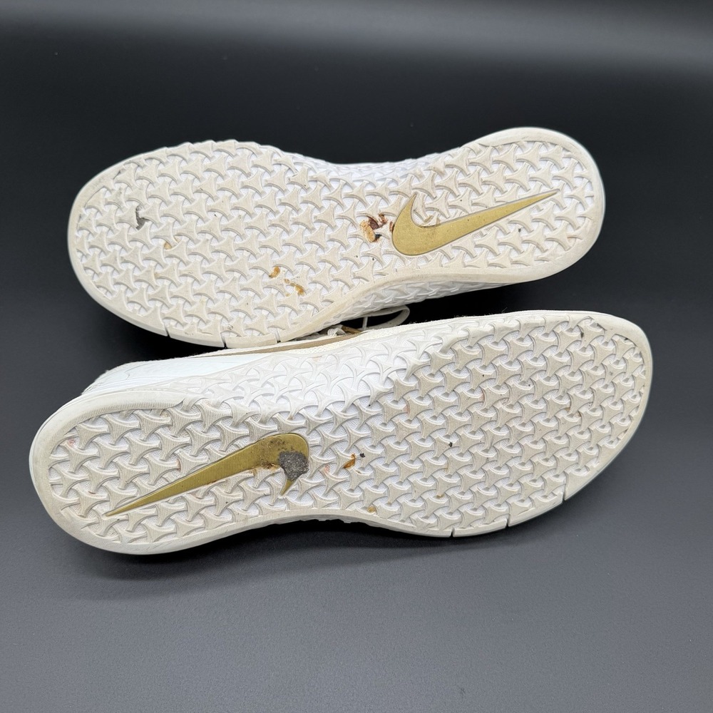 Nike Metcon 3 Champagne Metallic Gold Training CrossFit Shoes Women's Size 11 - Picture 6 of 7